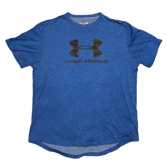Under Armour Blue Loose Fit Short Sleeve Shirt - Picture 1 of 7